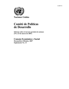 Comit� politicas desarrollo 9 periodo