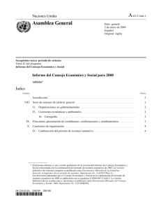 ONU - Informe del Consejo Econ�mico y Social para 2008 - ADICI�N
