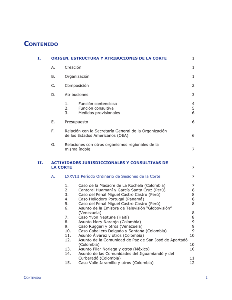 Corte Interamericana de Derechos Humanos - Informe Anual 2008