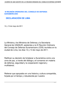 DECLARACIÓN DE LIMA