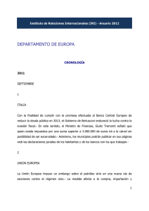 DEPARTAMENTO DE EUROPA