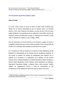 75º Aniversario del Primer Gobierno Vasco