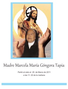 Madre Marcela María Góngora Tapia