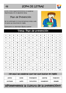 02 SOPA DE LETRAS Plan de Prevención