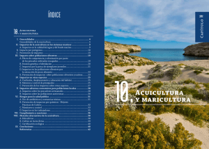 Chapter 10: Aquaculture y Mariculture