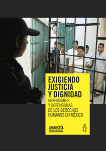 Exigiendo justicia y dignidad. Defensores y defensoras de los derechos humanos en México (in Spanish only)