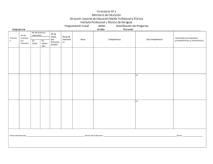 Formato de plan didáctico Anual-2011- Formulario Nº 1