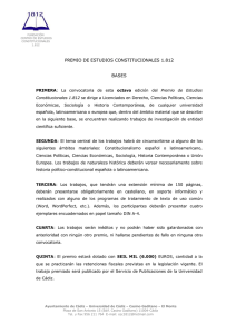 PREMIO DE ESTUDIOS CONSTITUCIONALES 1.812