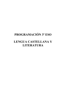 Lengua y Literatura - 3º ESO