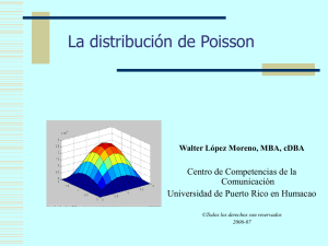 La distribución de Poisson - Teoría y ejemplos