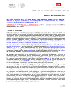 IN3 006-2015, SERVICIO DE REVISION DE SISTEMAS INFORMTICOS SHF.doc