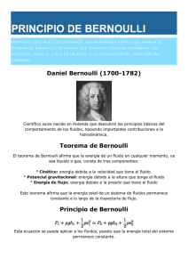Aplicaciones del Principio de Bernoulli