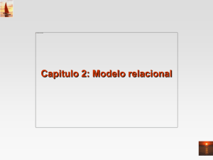 Capitulo 2: Modelo relacional
