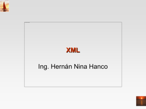 XML Ing. Hernán Nina Hanco