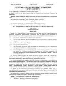 SECRETARIA DE CONTRALORIA Y DESARROLLO ADMINISTRATIVO