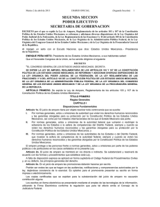 SEGUNDA SECCION PODER EJECUTIVO SECRETARIA DE GOBERNACION