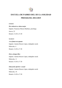 ESCUELA DE PADRES 2014-15