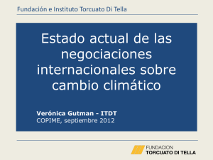 Las negociaciones internacionales en CC Gutman ITDT