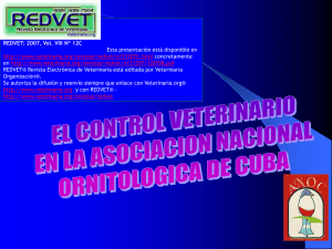 REDVET: 2007, Vol. VIII Nº 12C Esta presentación está disponible en concretamente en