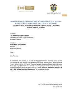 Informe ponencia para segundo debate- Archivo.doc