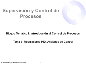 Introducción al Control de Procesos: Control PID