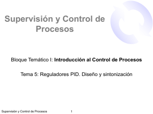 Introducción al Control de Procesos: Control PID, Diseño y sintonización