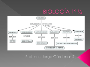 BIOLOGÍA 1º ½ (Biomoleculas)