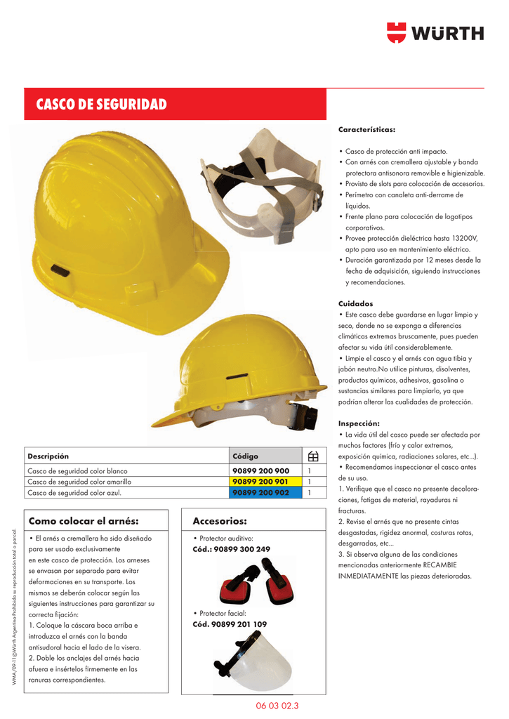 Recomendaciones de mantenimiento de los cascos de seguridad industrial