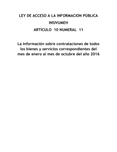 LEY DE ACCESO A LA INFORMACION PÚBLICA INSIVUMEH