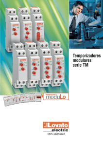 Temporizadores modulares serie TM
