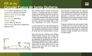 Inicio: Camino del Encierro en Siles. Coordenadas: 38°23`27“N