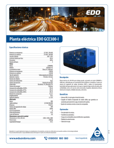 Planta eléctrica EDO GCE300-I