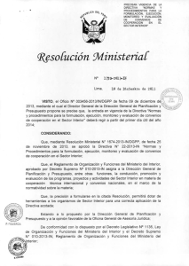 P. FIG UER CA - Ministerio del Interior