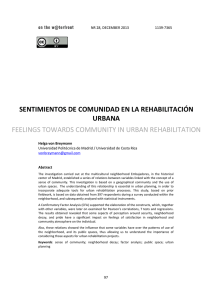 el cuerpo y la ciudad: la sostenibilidad urbana desde la