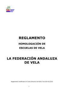 reglamento - Federación Andaluza de Vela