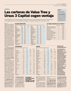 Las carteras de Value Tree y Ursus 3 Capital cogen