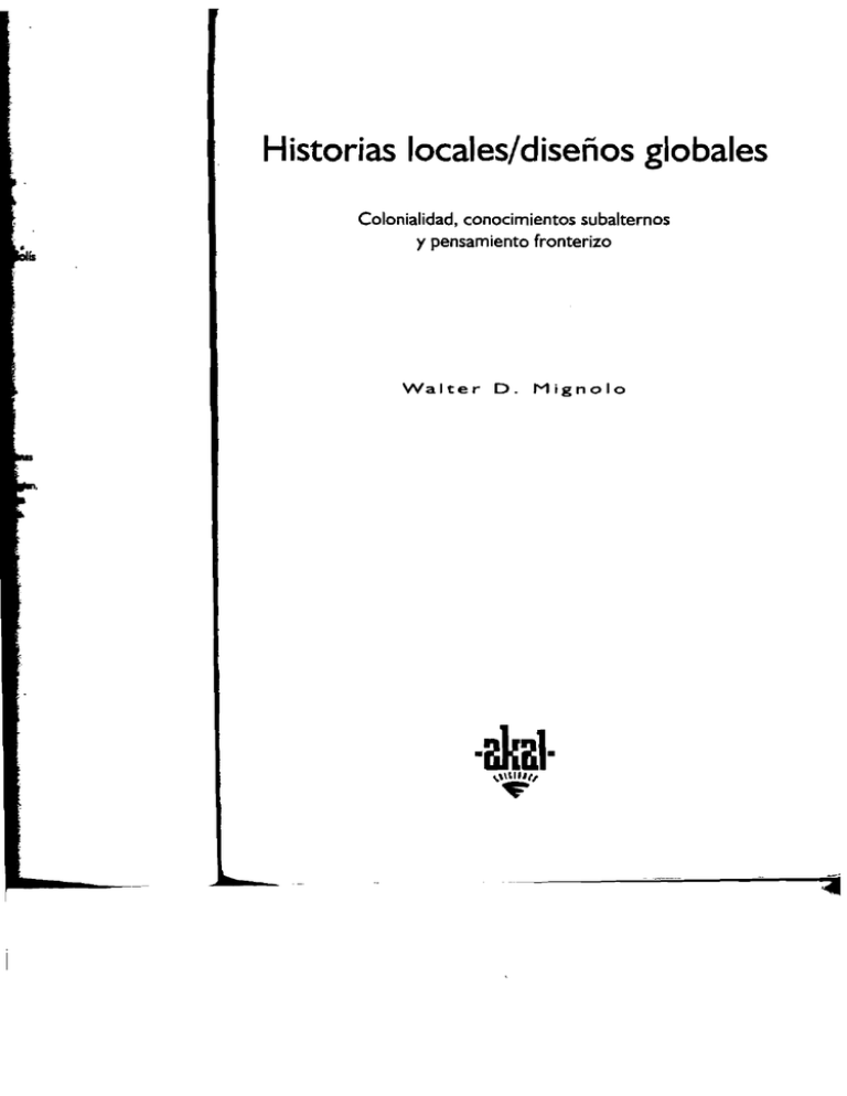 Historias Locales dise os Globales Ram Wan