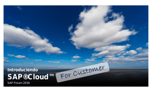 SAP® Cloud