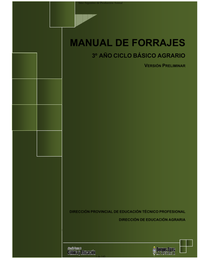 Manual De Forrajes - Produccion Animal