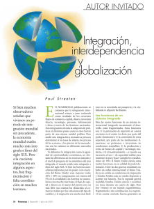 Integración, interdependencia y globalización - Finanzas y