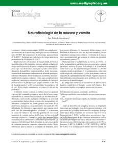 Neurofisiología de la náusea y vómito