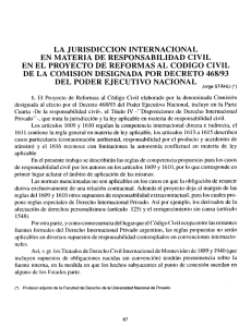 la jurisdiccion internacional en materia de responsabilidad civil en