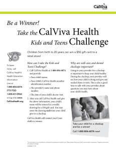 Take the CalViva Health