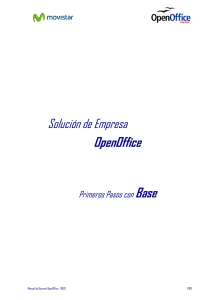 OpenOffice - Manual de usuario BASE