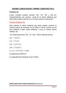 SOLUCIÓN MCD y MCM 38 - Problemas de Matemáticas Resueltos