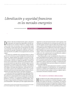 Liberalización y seguridad financieras en los mercados emergentes