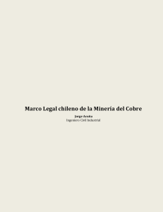 Marco Legal chileno de la Minería del Cobre