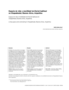 Espacio de vida y movilidad territorial habitual en Chapadmalal