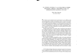 EL CONSELL GENERAL Y LA LUCHA POR EL PODER MUNICIPAL