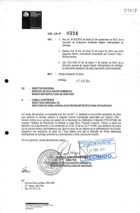 ORD. JUR. Nº 0 3 2 4 - Servicio de Evaluación Ambiental